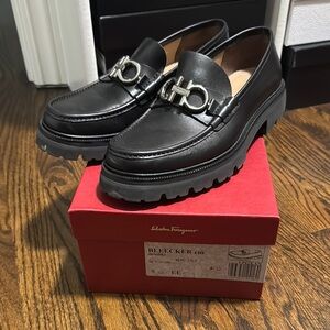 Salvatore Ferragamo Men's Black Loafers